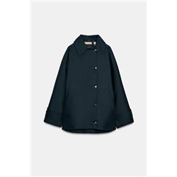 ZW COLLECTION FAUX FUR COLLAR TRENCH COAT