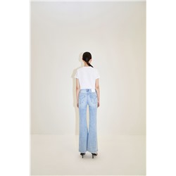 Camiseta Blanco y rosa