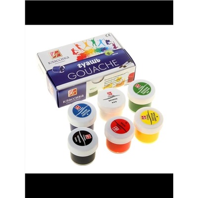 Гуашь "Луч" 6 цветов 60930