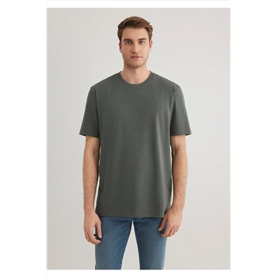 Mavi Stretch Yeşil Basic Tişört Regular Fit / Normal Kesim 0610252-71598