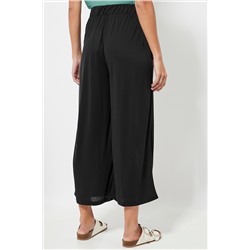 Pantalón wide leg 7/8 - Negro