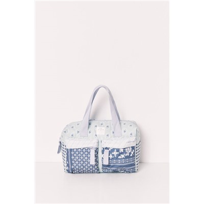 Neceser patchwork bolsillos