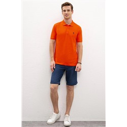 Erkek Nar Çiçeği Basic Polo Yaka Tişört