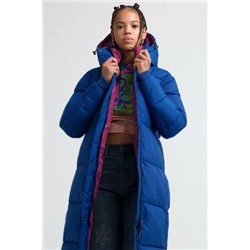 Abrigo recto acolchado