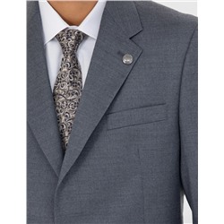 %100 Yün Mavi Slim Fit Takım Elbise