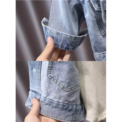 Джинсовая куртка для мальчиков/девочек