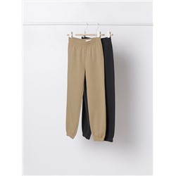 PACK OF 2 BASIC PLUSH TROUSERS