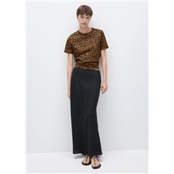 Camiseta algodón animal print