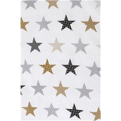 КПБ с простыней на резинке арт.КПБ-ПР/пэчворг-кофе