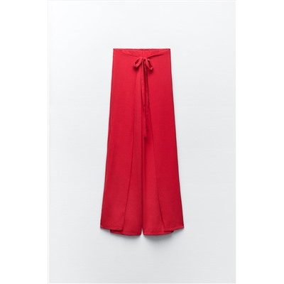 FLOWING WRAP TROUSERS