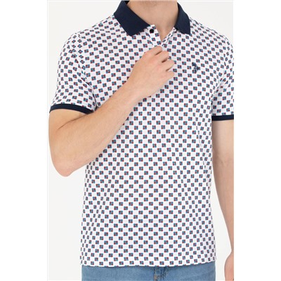 Erkek Beyaz Polo Yaka Tişört