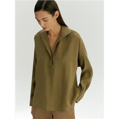 Блузка из модала, B3171/greens
