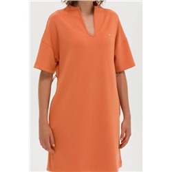 Kadın Kiremit Örme Elbise