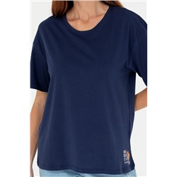 Kadın Lacivert Tişört