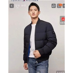 Мужской двусторонний пуховик  Tomm*y Hilfige*r   Экспорт