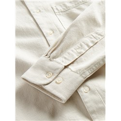 Хлопковая рубашка классического кроя