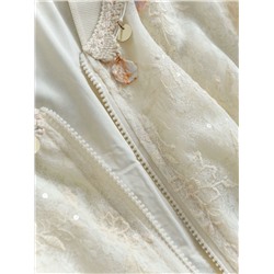 Красивый ажурный бомбер / куртка на молнии