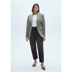 Jeans Blanca rectos crop