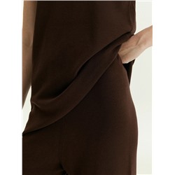 Брюки из трикотажа, D415/chocolis