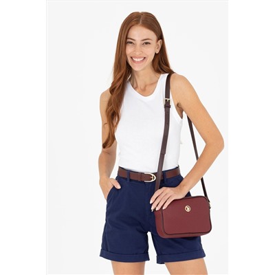 Kadın Bordo Çapraz Çanta