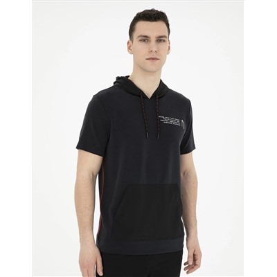 Siyah Regular Fit Sweatshirt