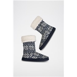 Botines forrados Crudo