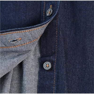 Женская повседневная джинсовая рубашка из эластичного хлопка