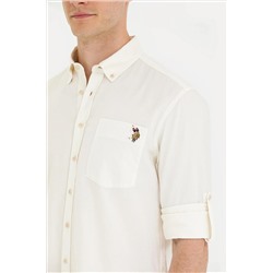 Erkek Taş Uzun Kollu Gömlek