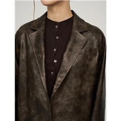 Куртка-жакет из эко-кожи