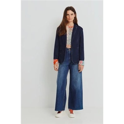Blazer slim vaquera