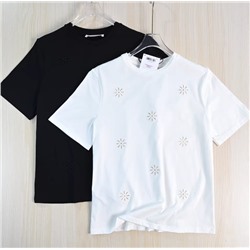 Женская хлопковая футболка  МАНГ*О