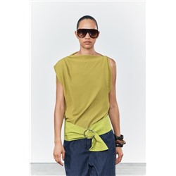 ASYMMETRIC RUSTIC TOP