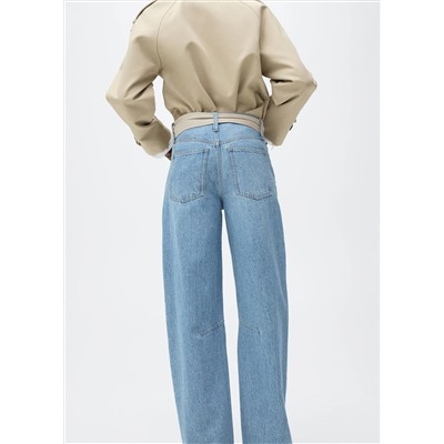 Jeans balloon tiro alto