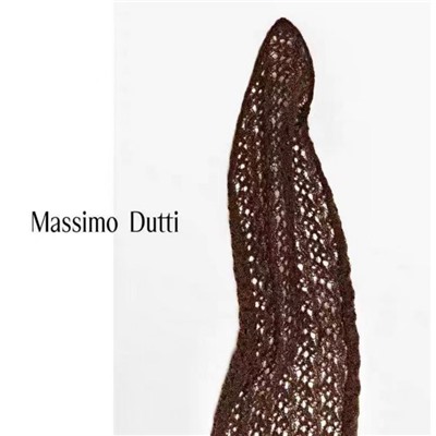 Мягкий шерстянной шарф-галстук МАССИМО ДУТТ*И