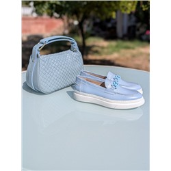 КОМБО Amelie 4069AM celeste + Ab.Z PELLE Canaria (470) Celeste АКЦИЯ
