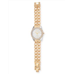 LADIES CLASSIC GOLD LINK BRACELET WATCH