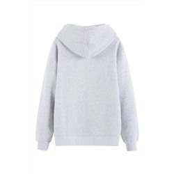 Sudadera con capucha Gris jaspeado
