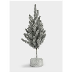 Ель искусственная, 30 см, полиэтилен, серебристая, New year