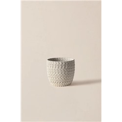 Dolly Saksı - Ekru - 16 cm