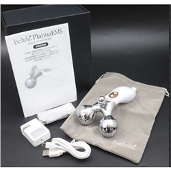 BELULU Platina EMS роликовый массажер для лица и тела с ЕМС токами и LED