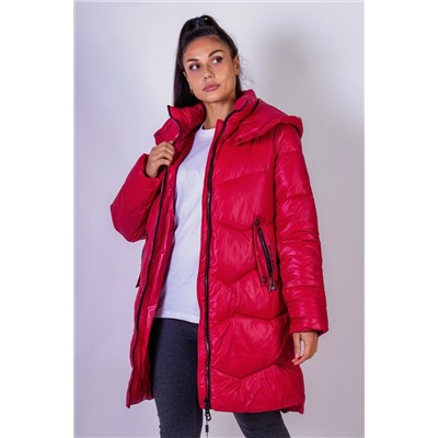Зимняя куртка стеганная с капюшоном арт. 811
