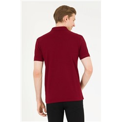Erkek Plum Basic Polo Yaka Tişört