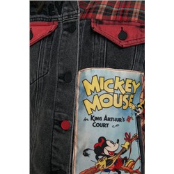 Chaqueta vaquera loose Mickey Mouse