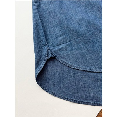 Мужская джинсовая рубашка  ЭМПОРИО АРМАН*И