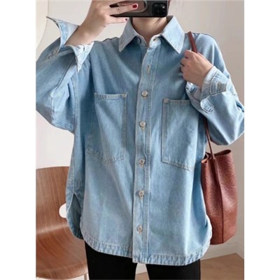 Женская рубашка свободного кроя. Мой фаворит