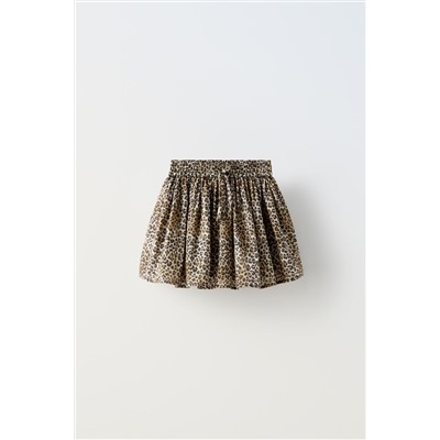 ANIMAL PRINT BERMUDA SKORT
