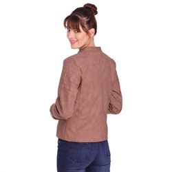 Damen Lederimitatjacke im Biker-Look