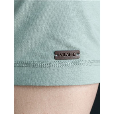 Футболка полуприлегающего кроя с принтом из премиального хлопка