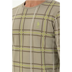 Erkek Açık Haki Sweatshirt