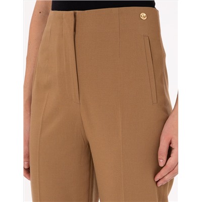 Bej Carrot Fit Kumaş Pantolon